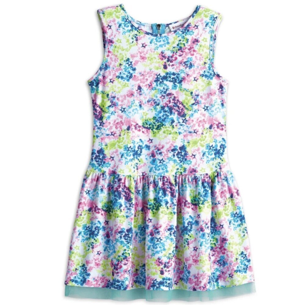American Girl Mixed Print Girls Truly Me Girls Dress NWT